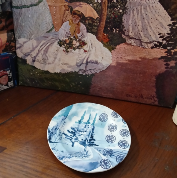 Anthropologie By Transferware 3 dessert 🍎Plates,Size 6.5" Art Plates,Nice Gift. - Picture 4 of 11